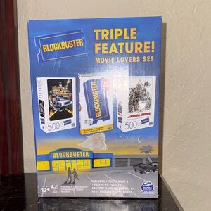 Blockbuster Triple Feature Movie Lovers Set - Blue